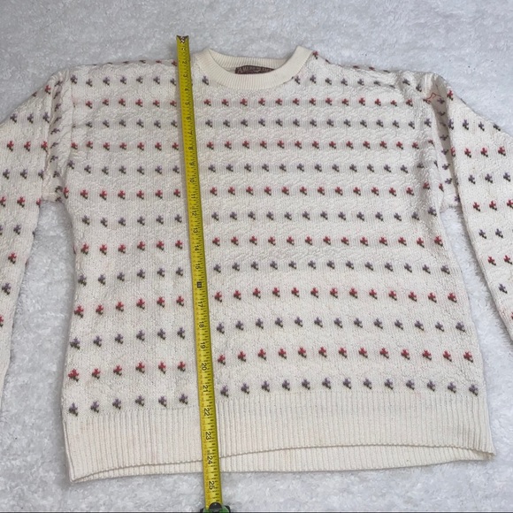 Vintage Flower Sweater American Eagle Outfitter L - Picture 5 of 6